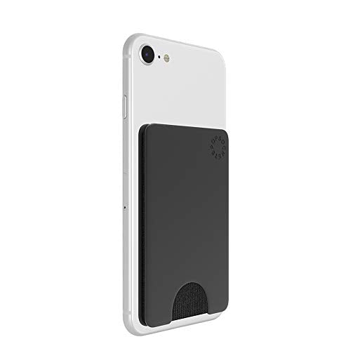 Popsockets Adhesive Phone Wallet, Phone Card Holder Without Grip, Black - Black