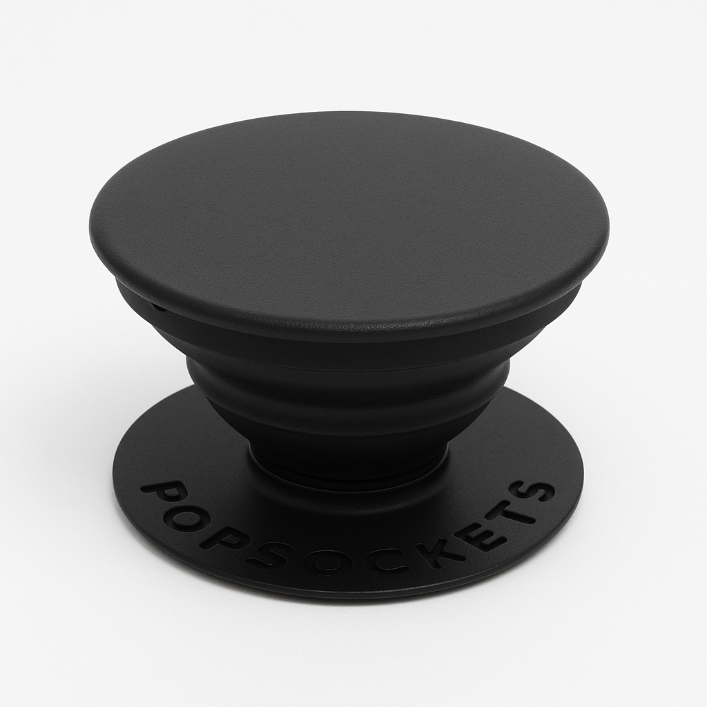 Popsockets Adhesive Phone Grip, Holder, Phone Stand, Black - Black