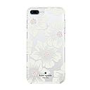 Incipio Apple Iphone 6 Plus/6s Plus/7 Plus/8 Plus Kate Spade Hard-Shell Case - Hollyhock Floral Clear/Cream With Stones