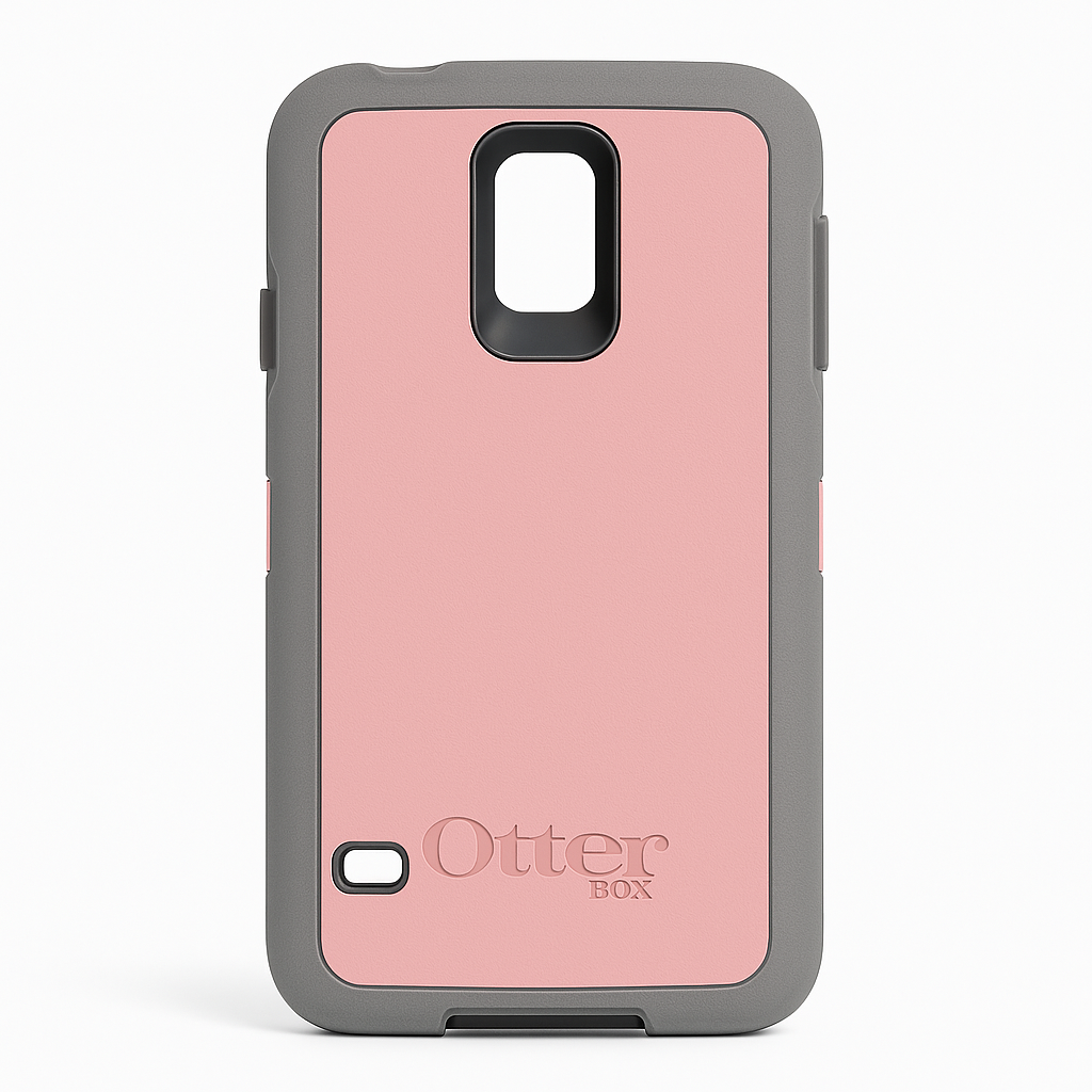 Otterbox Defender Series Samsung Galaxy S5 Case - Retail Packaging Protective Case For Galaxy S5 - Ap Pink (White/Gunmetal Grey Ap Pink)