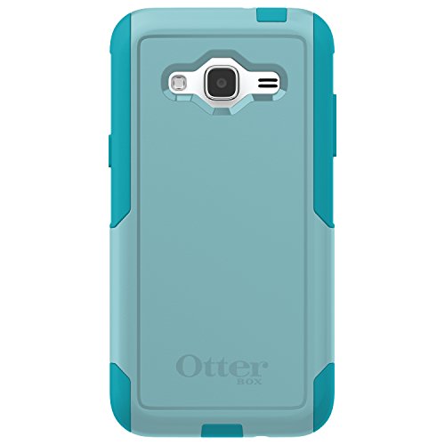 Otterbox Commuter Series Case For Samsung Galaxy J3/J3 V (Compatibility Below) - Retail Packaging - Aqua Sky (Aqua Blue/Light Teal)