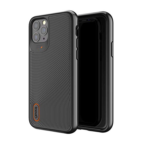 Zagg Gear4 Battersea Compatible With Iphone 11 Pro Case, Advanced Impact Protection With Integrated D3o Technology Phone Cover - Black