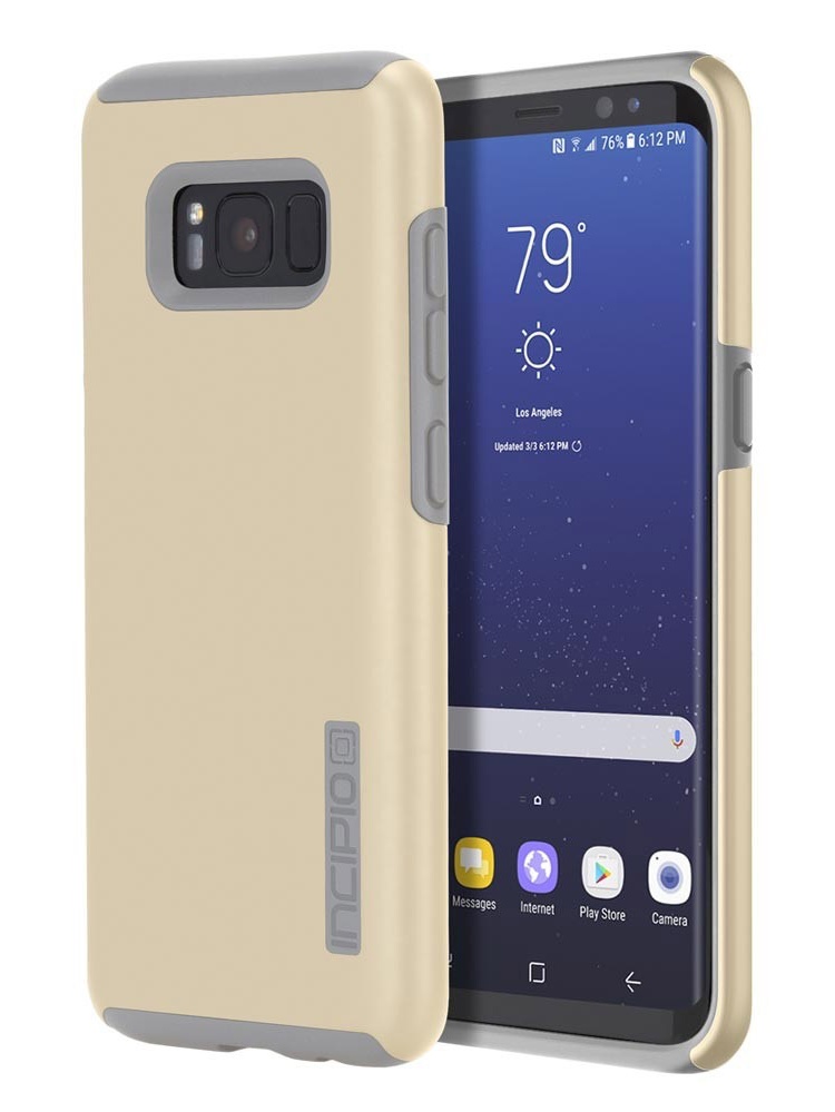 Incipio Technologies Samsung Galaxy S8 Plus Dualpro Case - Champagne/Gray