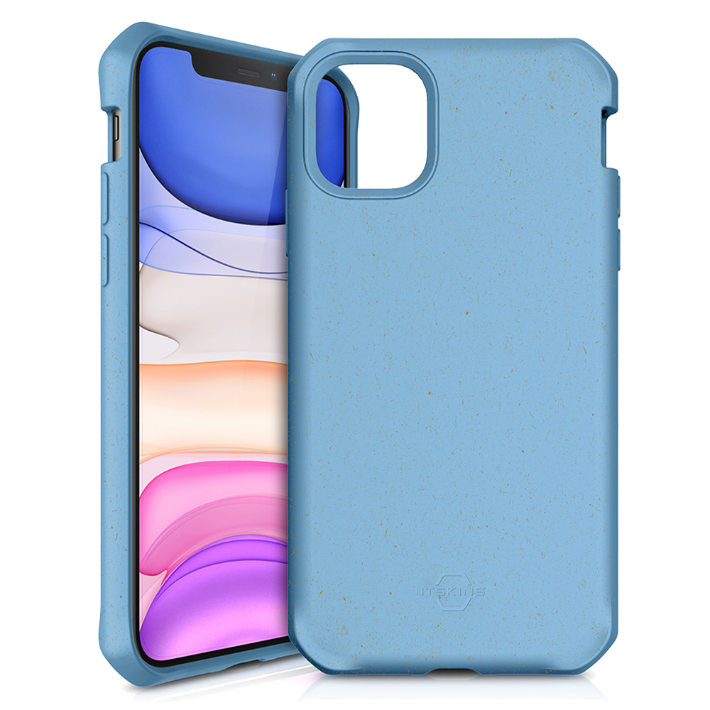 Itskins Feroniabio Terra Protective Phone Case For Apple Iphone 11 - Blue