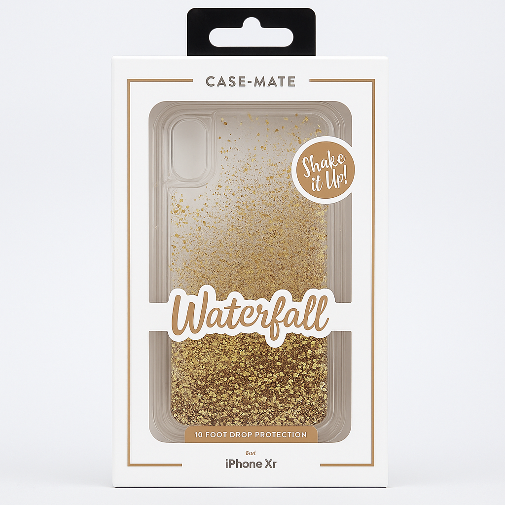Case-Mate - Iphone Xr Case - Waterfall - Iphone 6.1 - Gold
