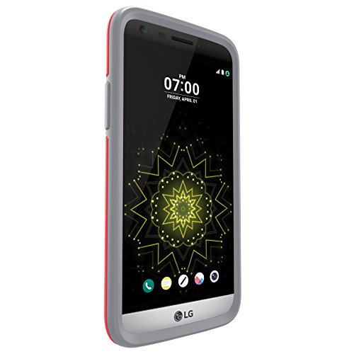 Otterbox Symmetry Series Case For Lg G5 - Retail Packaging - Prevail (Coral/Gunmetal Grey)