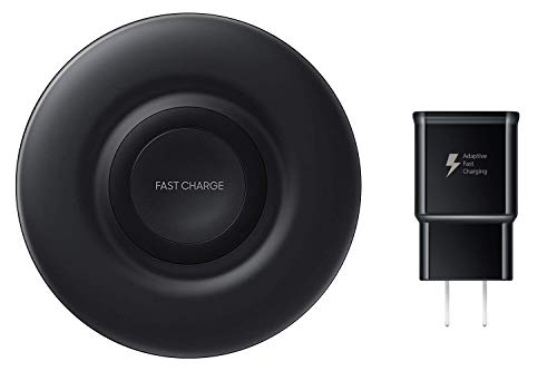 Samsung Wireless Charger Fast Charge Pad (2018), Universally Compatible With Qi Enabled Phones And Select Samsung Watches (Us Version), Black - Ep-P3100tbegus