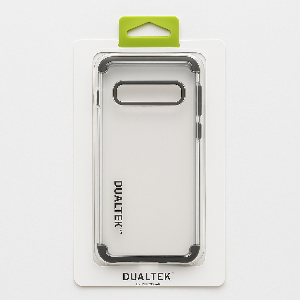Puregear Dualtek Phone Case For The Samsung Galaxy S10 (Clear/Black)