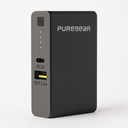 Puregear 5,200mah Purejuice Portable Charger, Ultra-Compact, 2.4a Output Port, Aluminum Power Bank W/Ul-Approved Lg Battery Cell, High-Speed Patented Charging External Cellphone Charger, Black