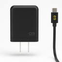 Puregear Microusb 12w 2.4a Travel Wall Charger Black