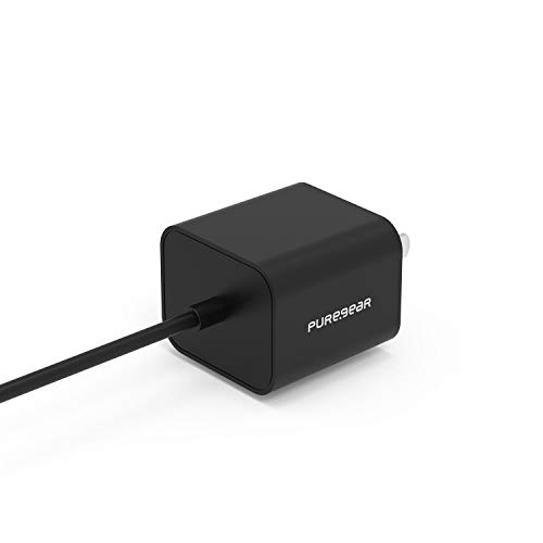 PUREGEAR 2.4A WALL CHARGER FOR APPLE LIGHTNING DEVICES (12W) - BLACK