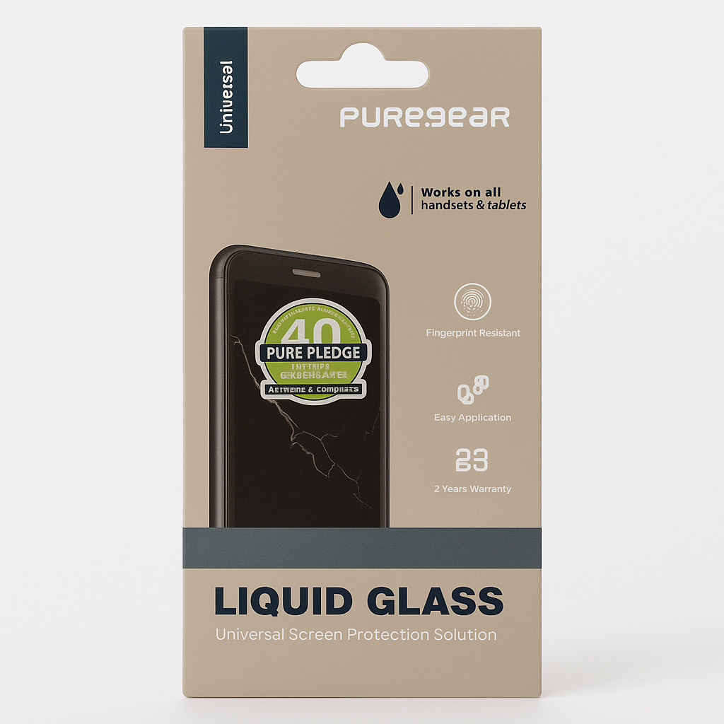 Newpuregear Universal Liquid Glass Screen Protection With Pure Pledge Program
