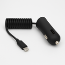 Puregear Car Charger + Usb-A Port For Lightning - 24w - 7ft/2.1m