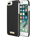 Kate Spade New York Wrap Case [Shock Absorbing] Fits Apple Iphone 7 Plus - Saffiano Black/Gold Logo Plate