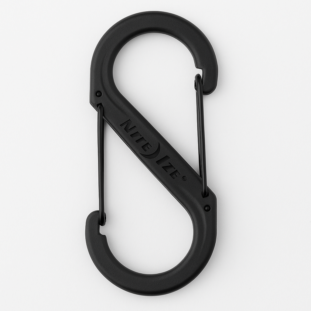 Nite Ize S-Biner Plastic Size #4 - Black/Black Gates