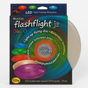 Nite Ize Flashflight Jr. Light Up Flying Disc For Kids, 120g Smaller Disc For Children, Color-Changing Disc-O Led Disc For Nighttime Play