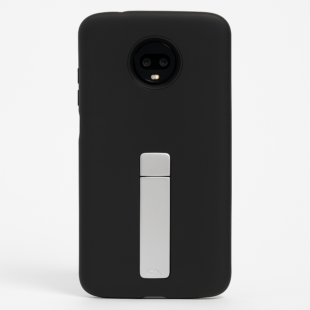 Case-Mate Shelby + Tough Stand Cell Phone Case For Moto - Black