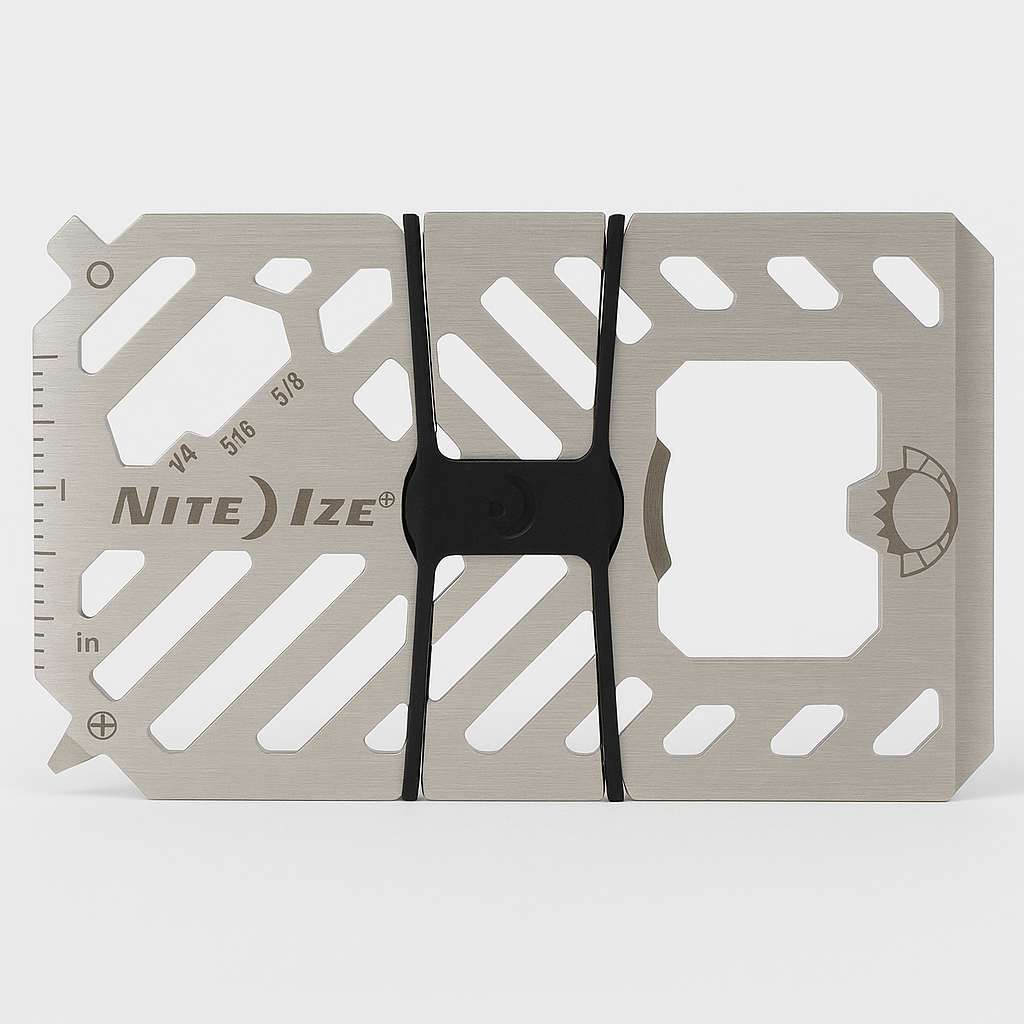 Nite Ize Financial Tool Multi Tool Wallet - Stainless