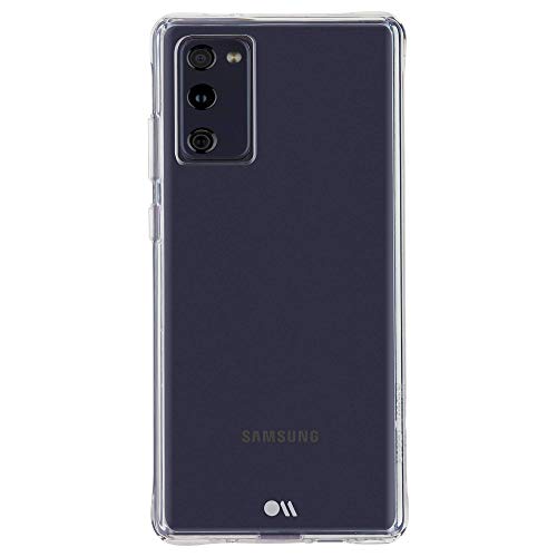 Case-Mate Samsung Galaxy S20 Fe Case - 6.5" Clear - With 10ft Drop Protection & Wireless Charging - Tough Series Case For Samsung S20 Fe - Anti Yellowing Lightweight Cover With Anti Scratch Technology