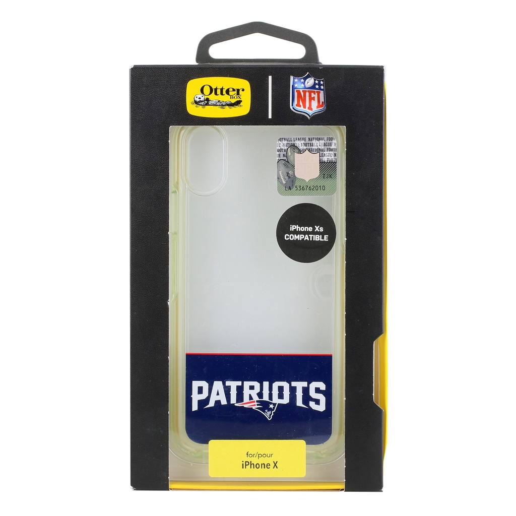 OTTERBOX NFL SYMMETRY SERIES CASE FOR IPHONE XS & IPHONE X - RETAIL PACKAGING - PATRIOTS