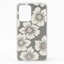 Kate Spade New York Protective Hardshell Case (1-Pc Comold) For Samsung Large - Hollyhock Floral Clear/Cream With Stones
