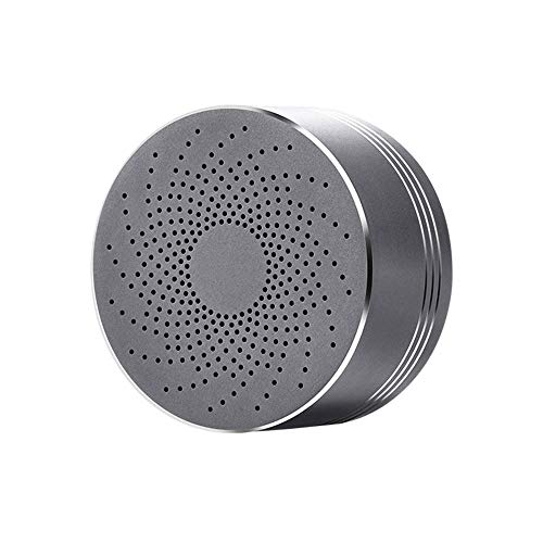 Ilyo Mini Portable Bluetooth Speaker Rotating Bluetooth Speaker Desktop Outdoor Steel Cannon Supporting Tf Card
