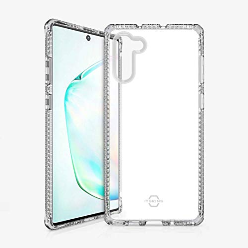 Itskins Spectrum Clear Protective Phone Case Compatible With Samsung Galaxy Note10, Slim Hybrid Case, Anti-Yellowing, And Heavy Duty Shockproof Cover, Military Phone Case | Transparent