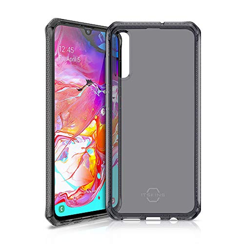 Itskins Spectrum Clear Protective Phone Case Compatible With Galaxy A10e, Slim Hybrid Case, Anti-Yellowing, And Heavy Duty Shockproof Cover, Military Phone Case - Light Purple