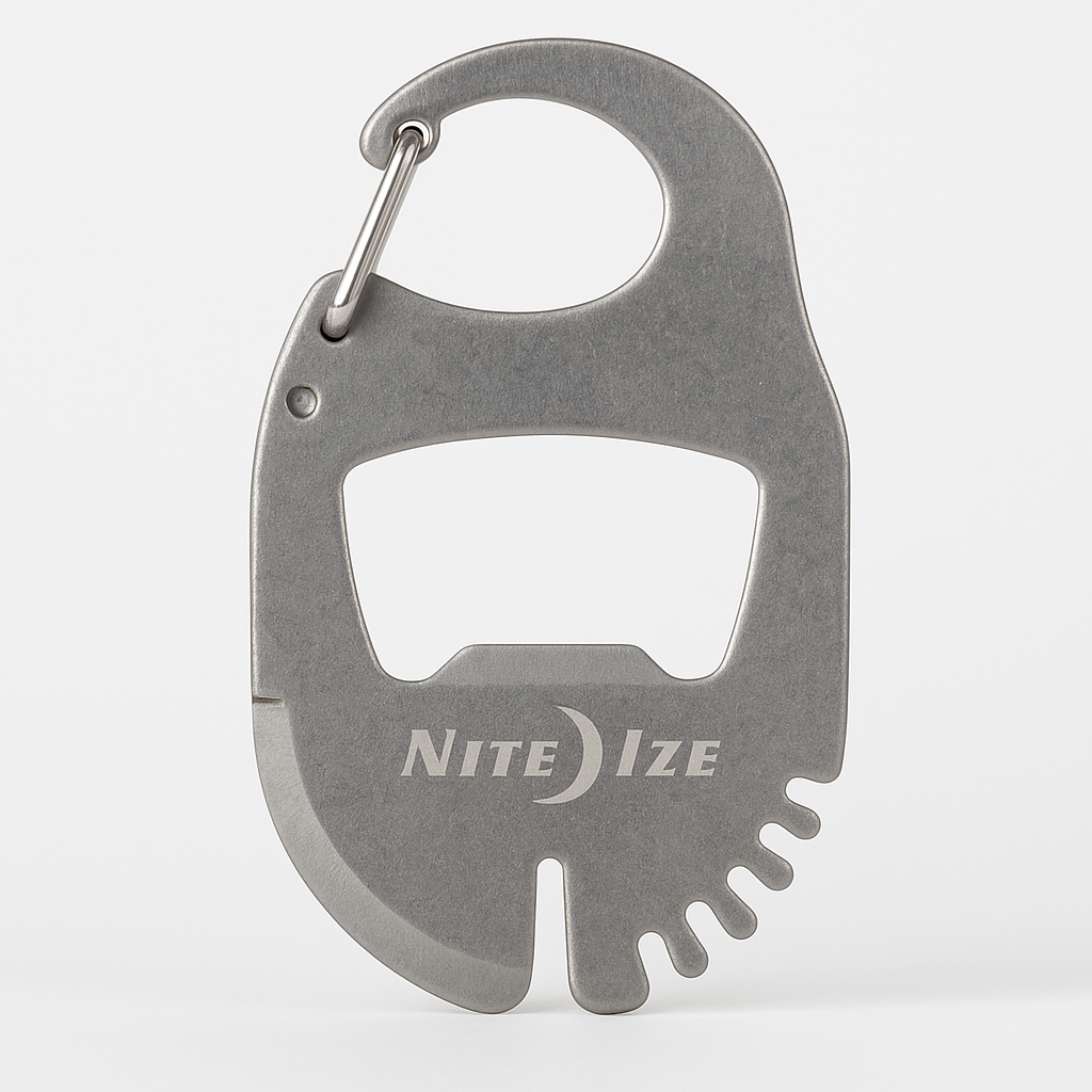Nite Ize Doohickey Pet Tool, Pet Multi Tool, Burr Comb, Tick Remover, Nail File, Bottle Opener, Stainless Steel