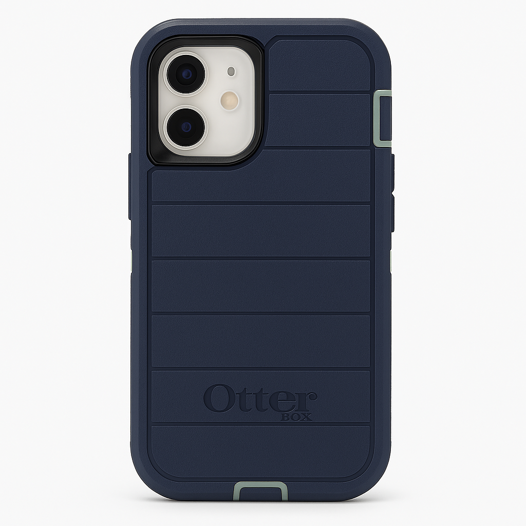 Otterbox Defender Series Screenless Edition Case For Iphone 12 Mini - Varsity Blues (Desert Sage/Dress Blues)