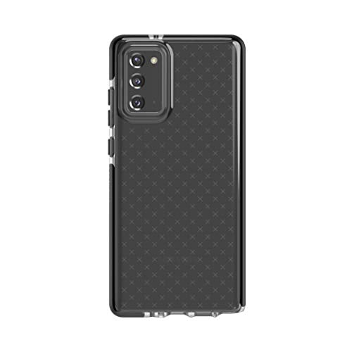 Tech21 Evo Check For Samsung Galaxy Note20 Ultra 5g Phone Case - Hygienically Clean Germ Fighting Antimicrobial Properties With 12ft Drop Protection, Black/Smokey