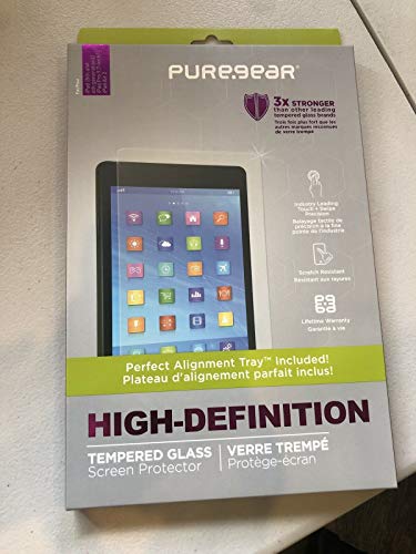 Puregear Maximum Clarity Hd Tempered Glass Screen Protector For Ipad 9.7 Inch 5th And 6th Generation/Ipad Pro 9.7 Inch/Ipad Air 2 Lifetime Replacement (Self Alignment Installation Tray Included)