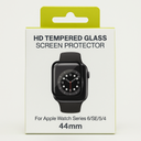 Puregear Hd Tempered Glass Screen Protector For Apple Watch Series 6/Se/5/4 44mm, High Sensitivity, Scratch Resistant, Full Coverage Screen Protector With Installation Tray, Lifetime Replacement