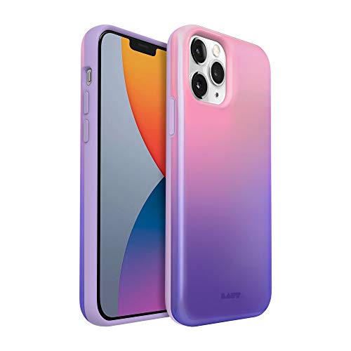 Laut - Huex Fades Case Compatible With Iphone 12 Pro Max |Holographic Finish | 13ft./4m Impact Protection| Color Fade Design • Lilac