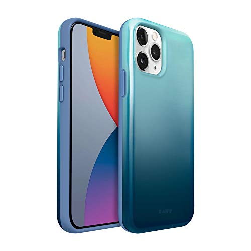 Laut - Huex Fades Case Compatible With Iphone 12 Mini | Holographic Finish | 13ft./4m Impact Protection| Color Fade Design • Electric Blue