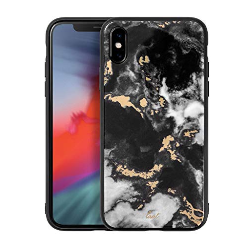Laut - Mineral Glass For Iphone Xs Max | 9h Super Tough Tempered Glass | Anti-Scratch | Compatible With Wireless Chargers (Mineral Black)