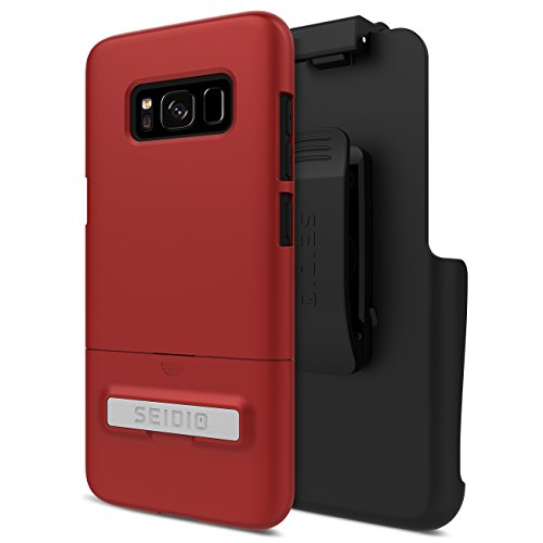 Seidio Surface Combo For Samsung Galaxy S8 - Dark Red/Black