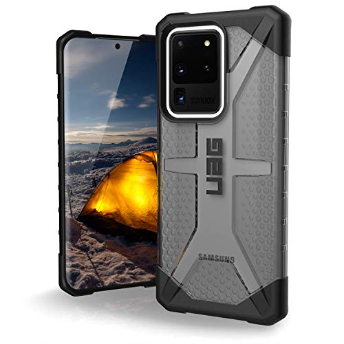Urban Armor Gear Uag Samsung Galaxy S20 Ultra Case [6.9-Inch Screen] Plasma [Ash] Rugged Translucent Ultra-Thin Military Drop Tested Protective Cover