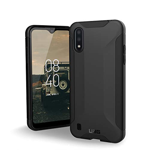 Urban Armor Gear Uag Designed For Samsung Galaxy A01 Case Scout [Black] Rugged Feather-Light Military Grade Drop Tested Protective Cover