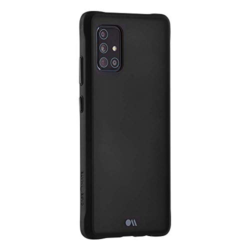 Case-Mate Samsung Galaxy A71 5g Uw Case [10ft Drop Protection] [Wireless Charging Compatible] Tough Smoke Phone Cover For Samsung A71 5g - Shockproof Slim Cover With Anti Scratch Technology - Black