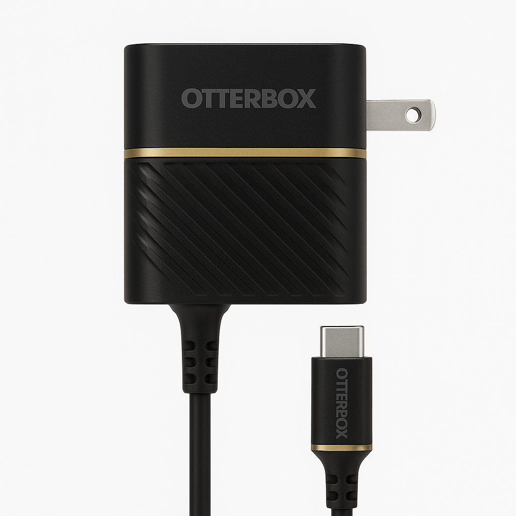 Otterbox Usb-C To Usb-C Fast Charge Wall Charging Kit 18w - Black Shimmer