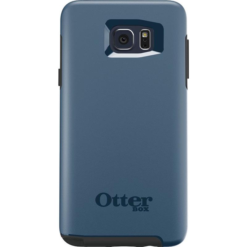 Otterbox Symmetry Series Case For Samsung Galaxy Note5 - Retail Packaging - City Blue (Dark Deep Water Blue/Slate Grey)