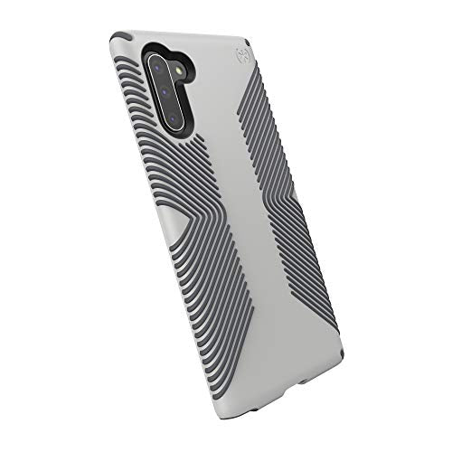 Speck Presidio Grip Samsung Galaxy Note 10 Case, Marble Grey/Anthracite Grey