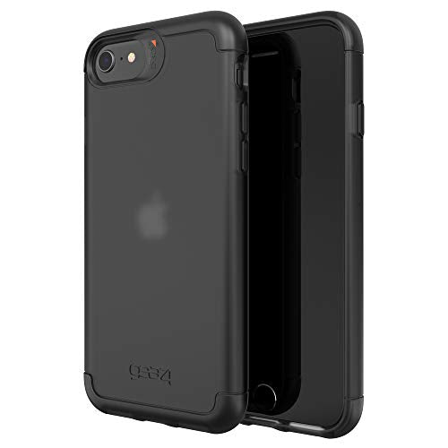 Zagg Gear4 Wembley Palette Protective Case For Apple Iphone Se/8/7/6s/6, Slim, Shockproof, Wireless Charging, (Smoke) Gray