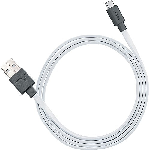 Ventev Chargesync Usb Cable | Type A-C 2.0, Usb-If Certified, Designed To Support All The Newest C Connector Devices, Charges And Easily Transfers Data, Flat, Tangle-Free | 6ft White