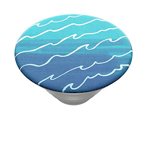 Popsockets Poptop (Top Only. Base Sold Separately) Swappable Top For Popsockets Phone Grip Base, Graphic Poptop - Blue Tidal Wave