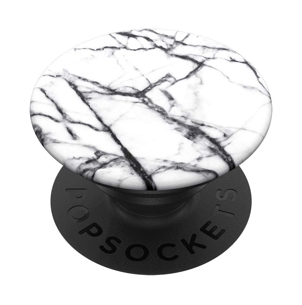 Popsockets: Phone Grip With Expanding Kickstand, Pop Socket For Phone - Dove White Marble