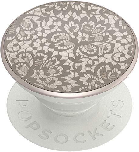 ​​​​Popsockets Phone Grip With Expanding Kickstand, Popsockets For Phone - Lasercut Metal Floral Lace