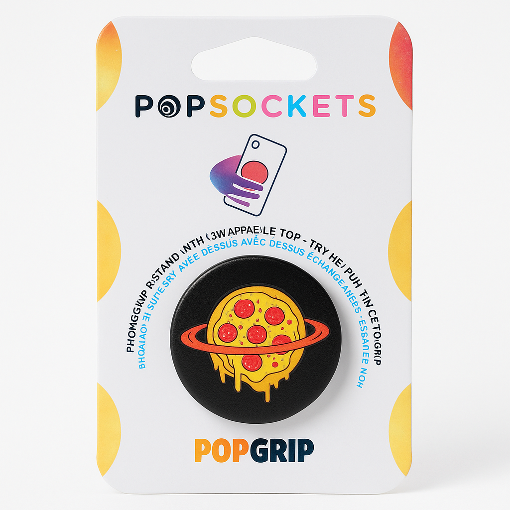 Popsockets Popgrip - Expanding Stand And Grip With Swappable Top - Planet Pepperoni