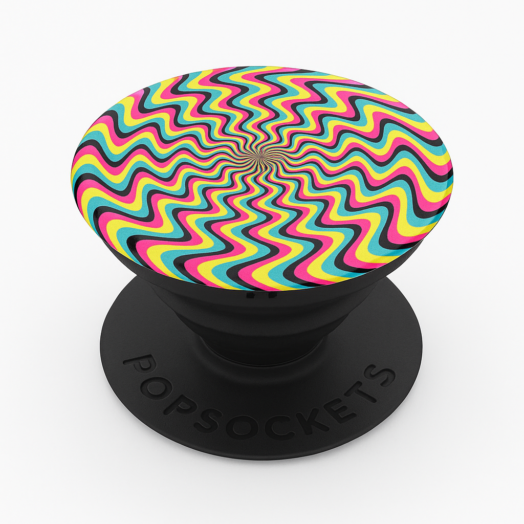 Popsockets Popgrip - Expanding Stand And Grip With Swappable Top - Twist Carnival Swirl